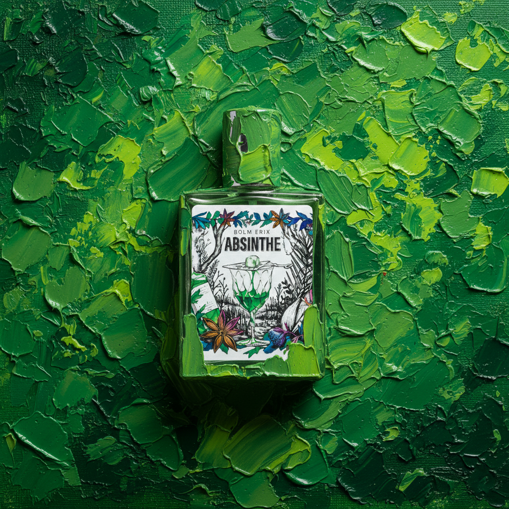 볼름에릭스 압생트 향수, 19세기 파리 감성의 은은한 니치 향수 보틀과 패키지