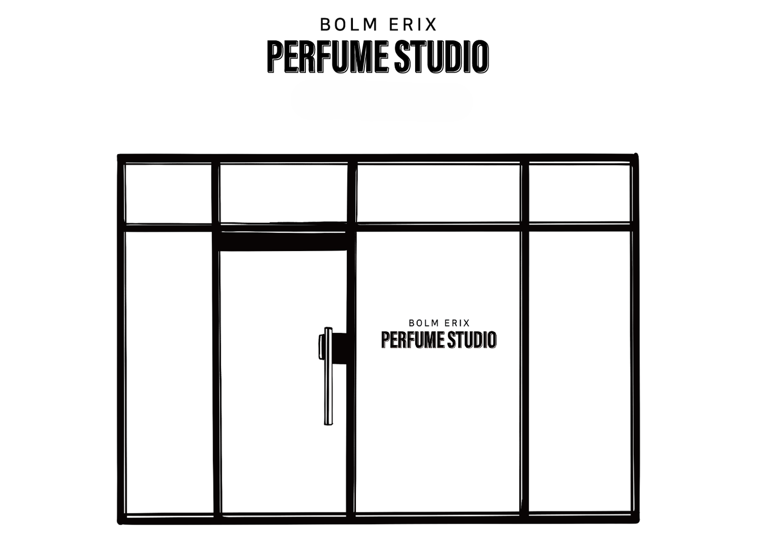 볼름에릭스 퍼퓸 스튜디오 입구 스케치