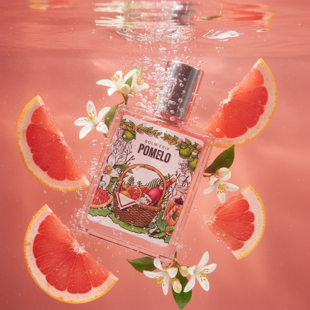 볼름에릭스 포멜로 향수, 물속에서 피어오르는 붉은 자몽 과육과 오렌지 꽃이 어우러진 시트러스 니치 향수