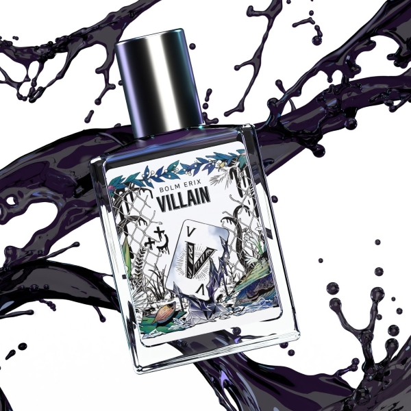 볼름에릭스 빌런 향수, 수트에 어울리는 차가운 금속 질감 보틀